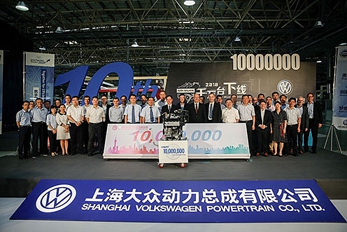 Volkswagen Group China Loutang plant reaches major milestone with production of 10 millionth engine